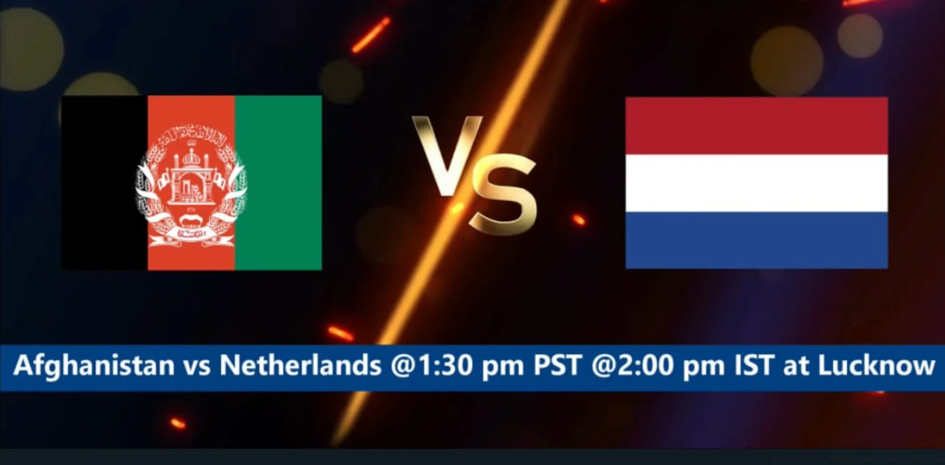 Netherlands Vs Afghanistan Match Schedule In Icc Mens World Cup