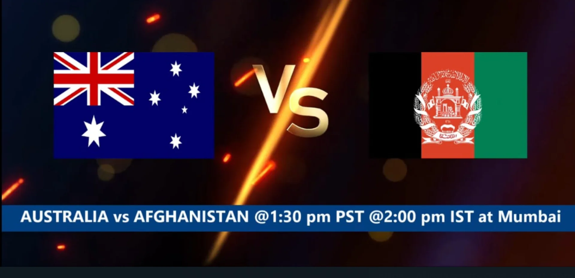 Australia vs Afghanistan ICC Men’s World Cup 2023 Schedule, Date